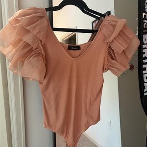 Boutique Puff Sleeve Bodysuit